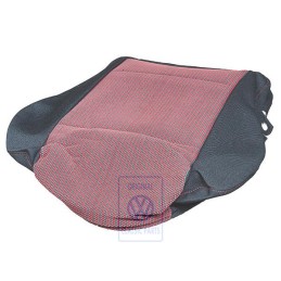 Genuine VW Seat Covering Fabric Red/Black - 1J0881405F KMA