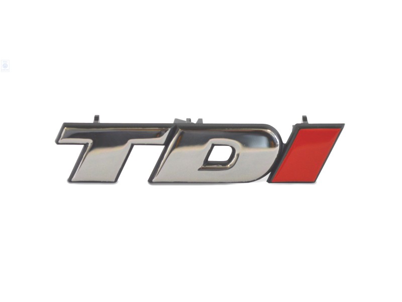 Genuine VW Inscription Chrome/Chrome/Red - 7D0853679C EQW