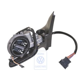 Genuine VW Exterior Mirror Housing Satin Black - 1J2857507H 01C