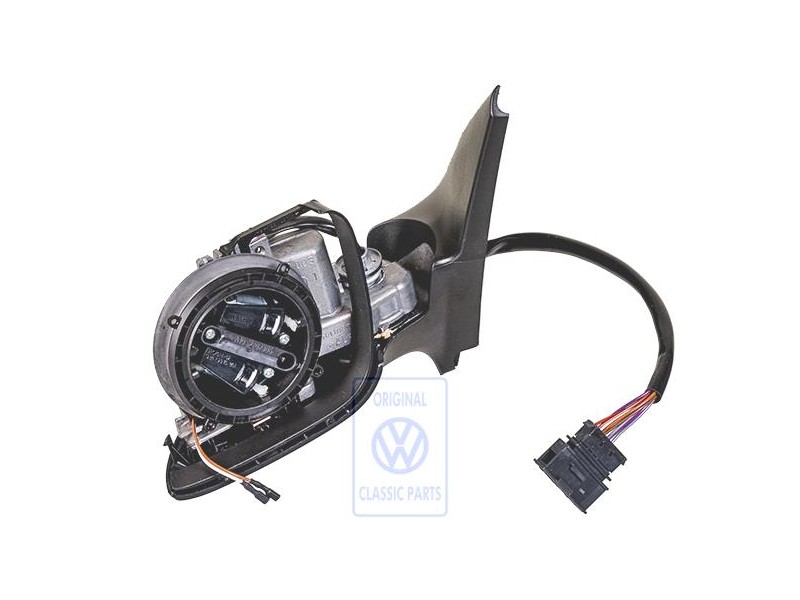 Genuine VW Exterior Mirror Housing Satin Black - 1J2857507H 01C