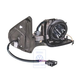 Genuine VW Exterior Mirror Housing Satin Black - 1J2857508H 01C