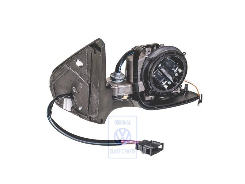 Genuine VW Exterior Mirror Housing Satin Black - 1J2857508H 01C