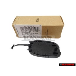 Genuine VW Cover For Towing Eye Satin Black - 7L6807450A 9B9