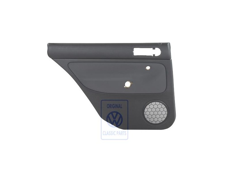 Genuine VW Door Panel Trim (Cloth) Anthracite/Black - 1J9867211Q GHJ