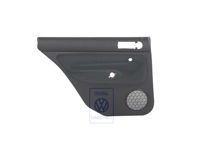 Genuine VW Door Panel Trim (Cloth) Black/Black - 1J9867211S EWL