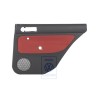 Genuine VW Door Panel Trim (Cloth) Black/Tropical Orange - 1J9867212Q GHF