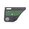 Genuine VW Door Panel Trim (Cloth) Black/Green - 1J9867212Q GHG