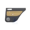 Genuine VW Door Panel Trim (Cloth) Black/Yellow - 1J9867212Q GRE