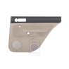 Genuine VW Door Panel Trim (Cloth) Black/Light Beige - 1J9867212S FWW