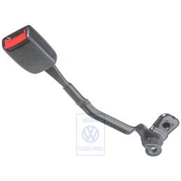 Genuine VW Belt Latch Satin Black/Fire Red - 1J3858471 FCN