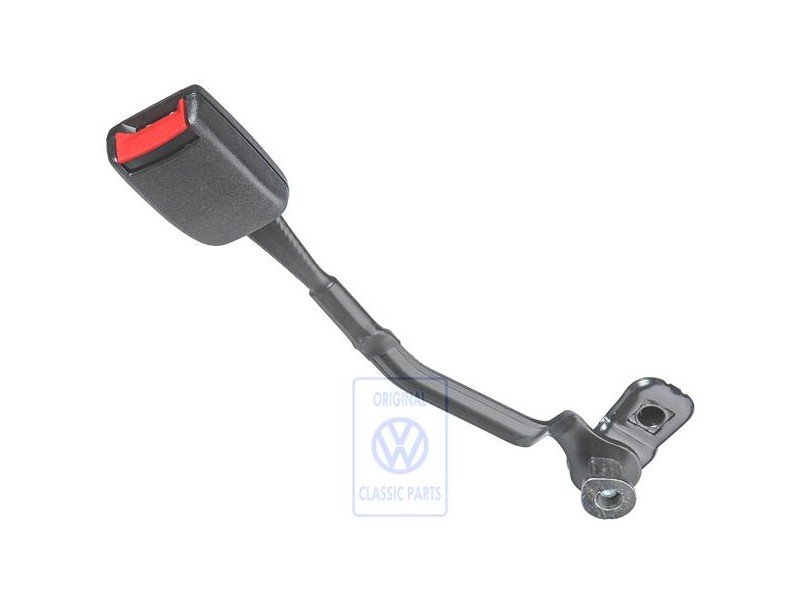 Genuine VW Belt Latch Satin Black/Fire Red - 1J3858471 FCN Genuine VW Belt Latch Satin Black/Fire Red - 1J3858471 FCN
