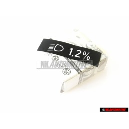 Genuine VW Sticker Beam Adjustment - 323000333