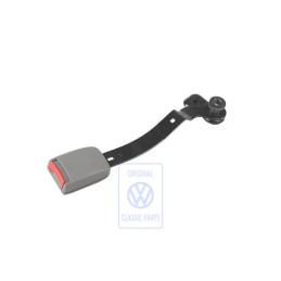 Genuine VW Belt Latch Flannel Grey/Fire Red - 1J4858471 FCP