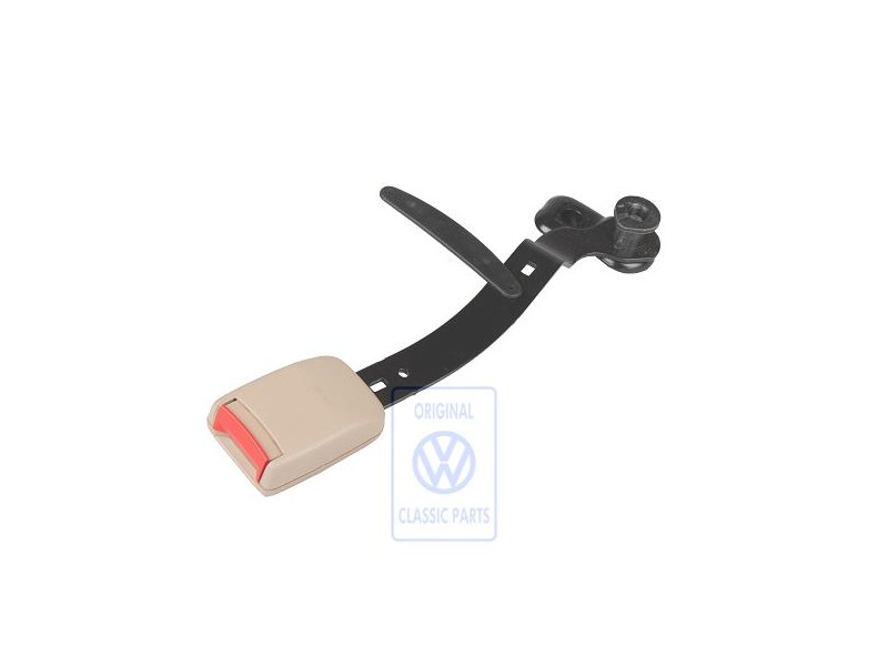 Genuine VW Belt Latch Light Beige/Fire Red - 1J4858471 FCR