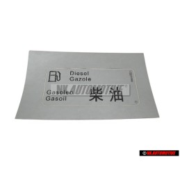 Genuine VW Sticker DIESEL - 1H0010092L