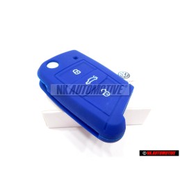 Genuine VW Key Cover Blue - 000087012AL3JJ