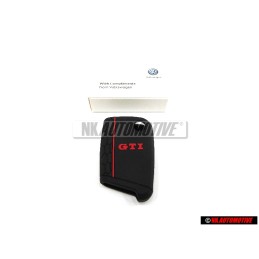 Genuine VW Key Cover Black/Red - 000087012ALGCA