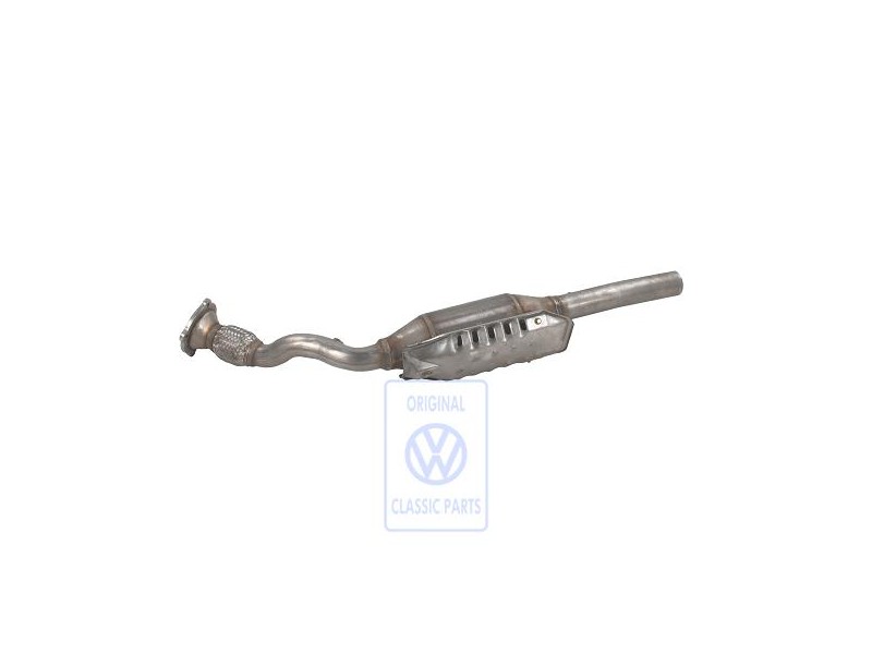Genuine VW Exhaust Pipe With Catalyst - 1J2253208QX