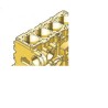 Genuine VW Cylinder Block With Pistons - 038103101S