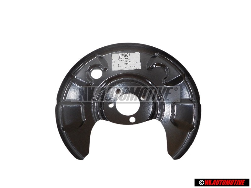 Genuine VW Lamination Brake Disc Cover Plate Shield Rear Right - 191615612