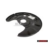 Genuine VW Lamination Brake Disc Cover Plate Shield Rear Right - 191615612