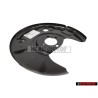 Genuine VW Lamination Brake Disc Cover Plate Shield Rear Left - 191615611