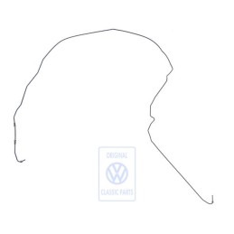 Genuine VW Brake Pipe From Hydraulics To Brake Hose - 1J0614742H