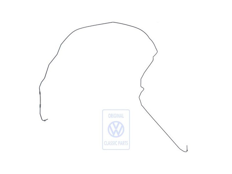 Genuine VW Brake Pipe From Hydraulics To Brake Hose - 1J0614742H