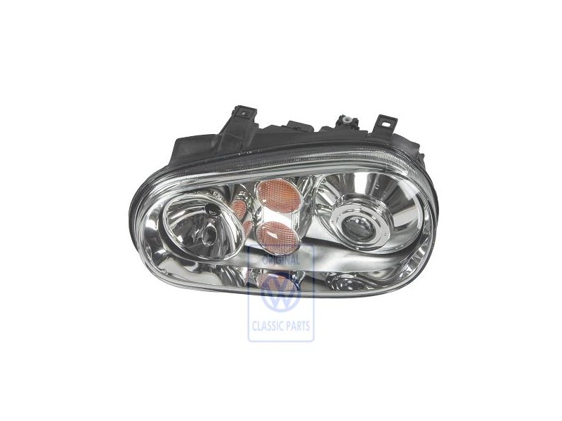Genuine VW Halogen Twin Headlights For Gas Discharge Bulb - 1J1941017L