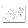 Genuine VW Side Window - 1J6845041