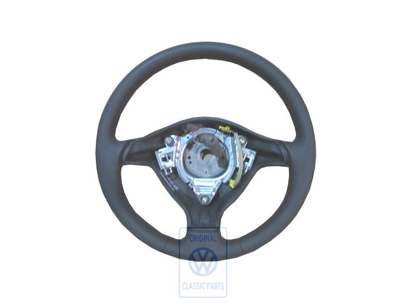 Genuine VW Sports Steering Wheelleather Black/Red - 1J0419091AENWB