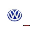 Genuine VW Engine Cover Badge Emblem White Blue - 06A103940G