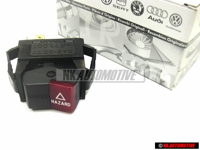 Genuine VW Hazzard Switch US Spec Vehicles - 175953235