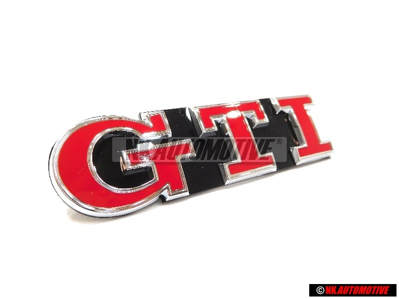 Genuine VW GTI Front Grill Badge Emblem Red - 5G0853679AGKRR