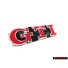 Genuine VW GTI Front Grill Badge Emblem Red - 5G0853679AGKRR