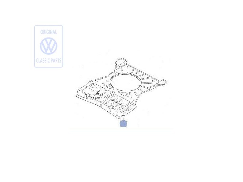 Genuine VW Boot Floor Plate - 533813115