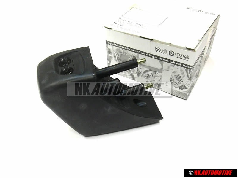 Genuine VW Headlight Washer Carrier w/Nozzle Right - 533955102B