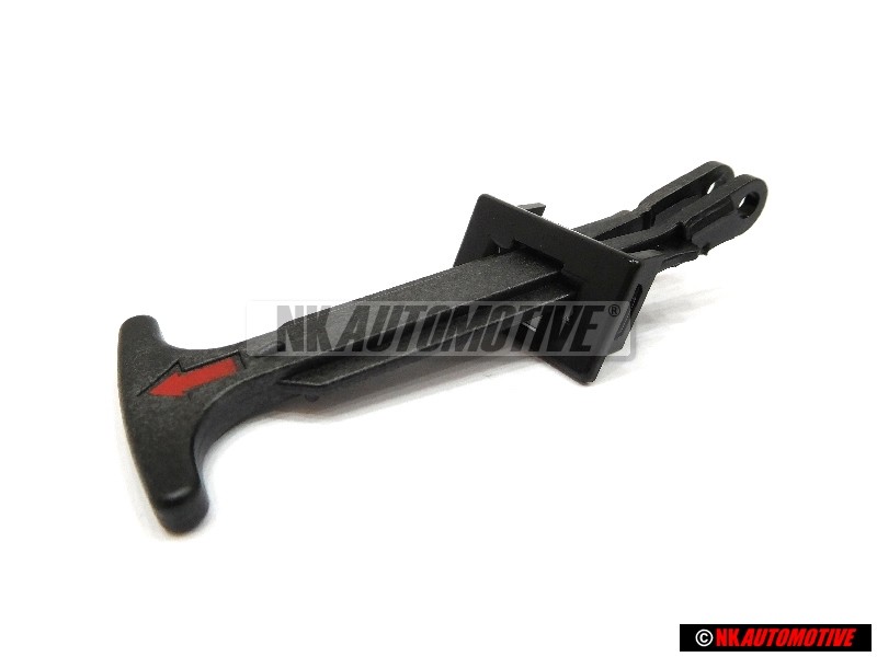 Genuine VW Release Lever Satin Black - 1C0823593D 01C