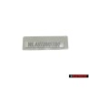 Genuine Audi Sign 'Caution' High Voltage Turn Off Engine - 8K0010520D