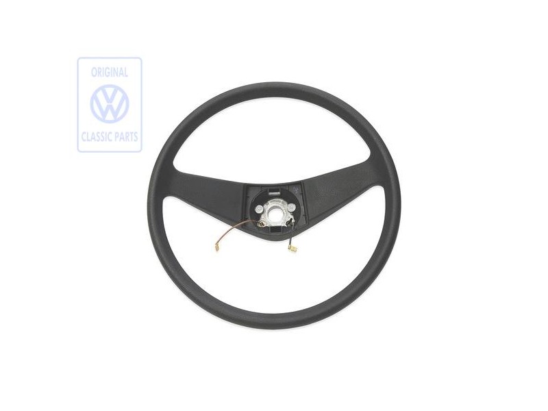 Genuine VW Steering Wheel Satin Black - 867419091K 01C