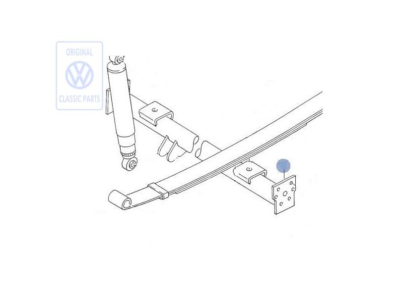 Genuine VW Rear Axle Beam - 147501011B