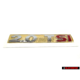 Genuine VW 2.0 TSI Rear Badge Emblem Chrome Red - 1Q0853675S GQF