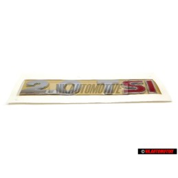 Genuine VW 2.0 TSI Rear Badge Emblem Chrome Red - 1Q0853675S GQF