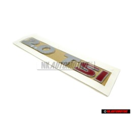 Genuine VW 2.0 TSI Rear Badge Emblem Chrome Red - 1Q0853675S GQF