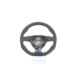 Genuine VW Mult.Steering Wheel Leather Anthracite/Aluminium - 1K0419091BBRZR
