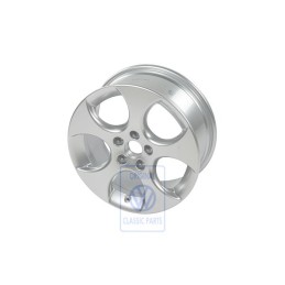 Genuine VW Aluminium Rim Bright Chrome - 1K0601025AC88Z