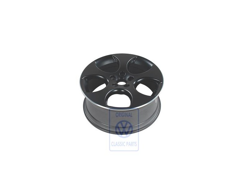 Genuine VW Aluminium Rim Matt Black - 1K0601025AMZ98