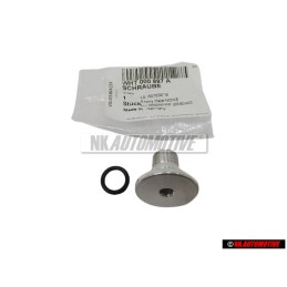 Genuine VW Oil Filter Sealing Plug Bolt With Ring - 021115434