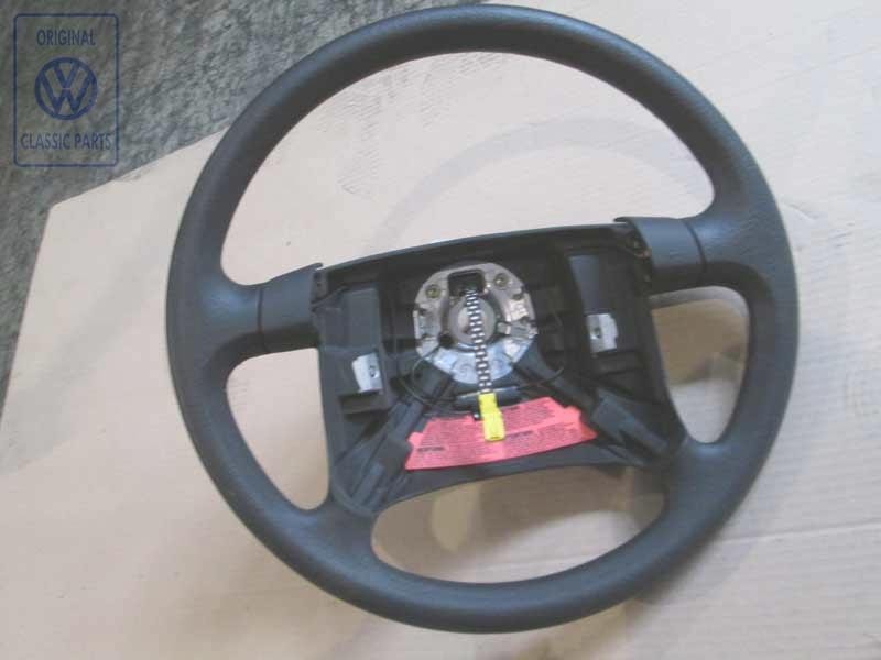 Genuine VW Steering Wheel Satin Black - 1HM419091L 01C