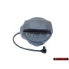 Genuine VW Cap With Retaining Strap For Fuel Tank Satin Black - 1J0201550AS9B9